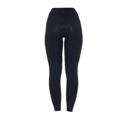 Equestro Women's leggings with perforated decorations