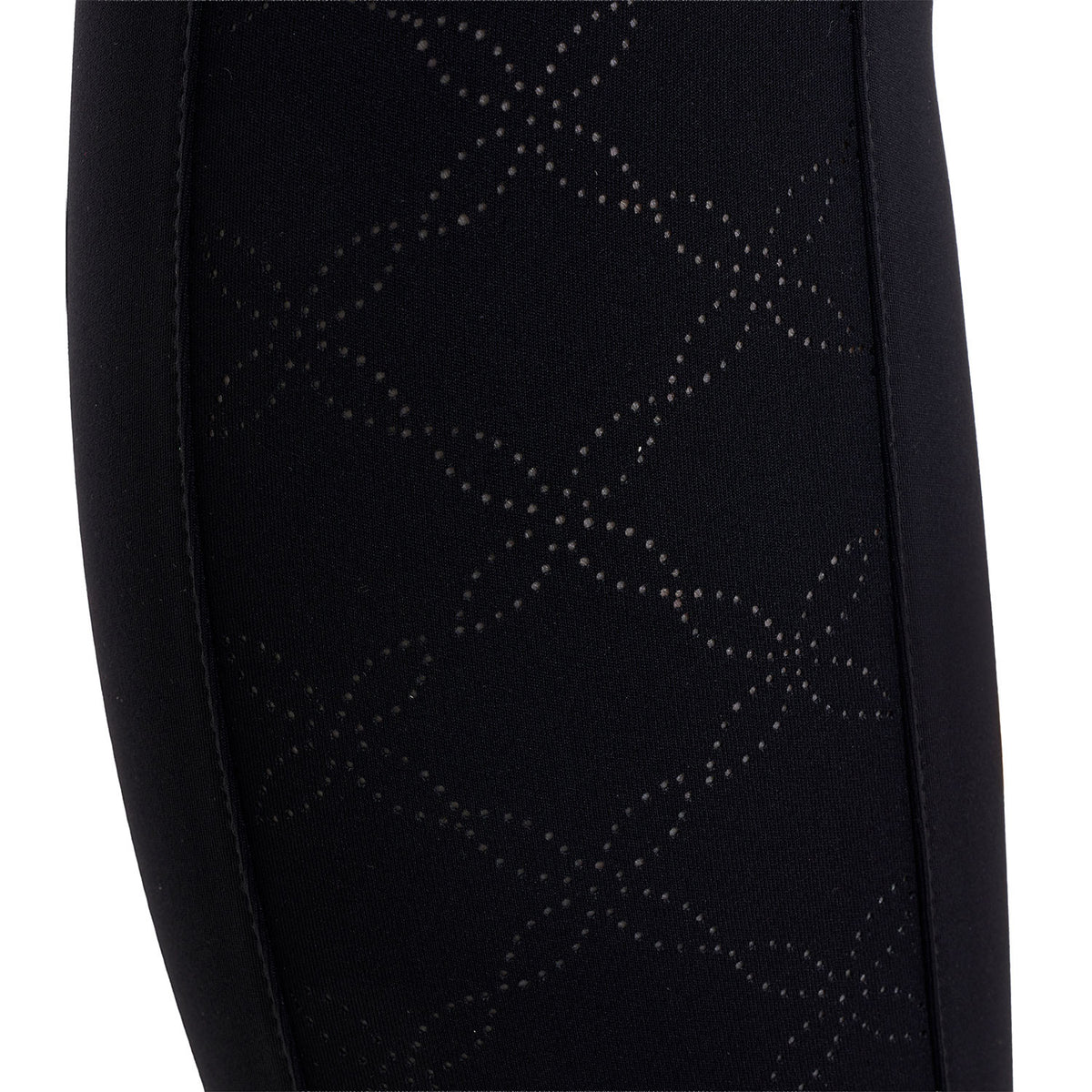 Equestro Women's leggings with perforated decorations