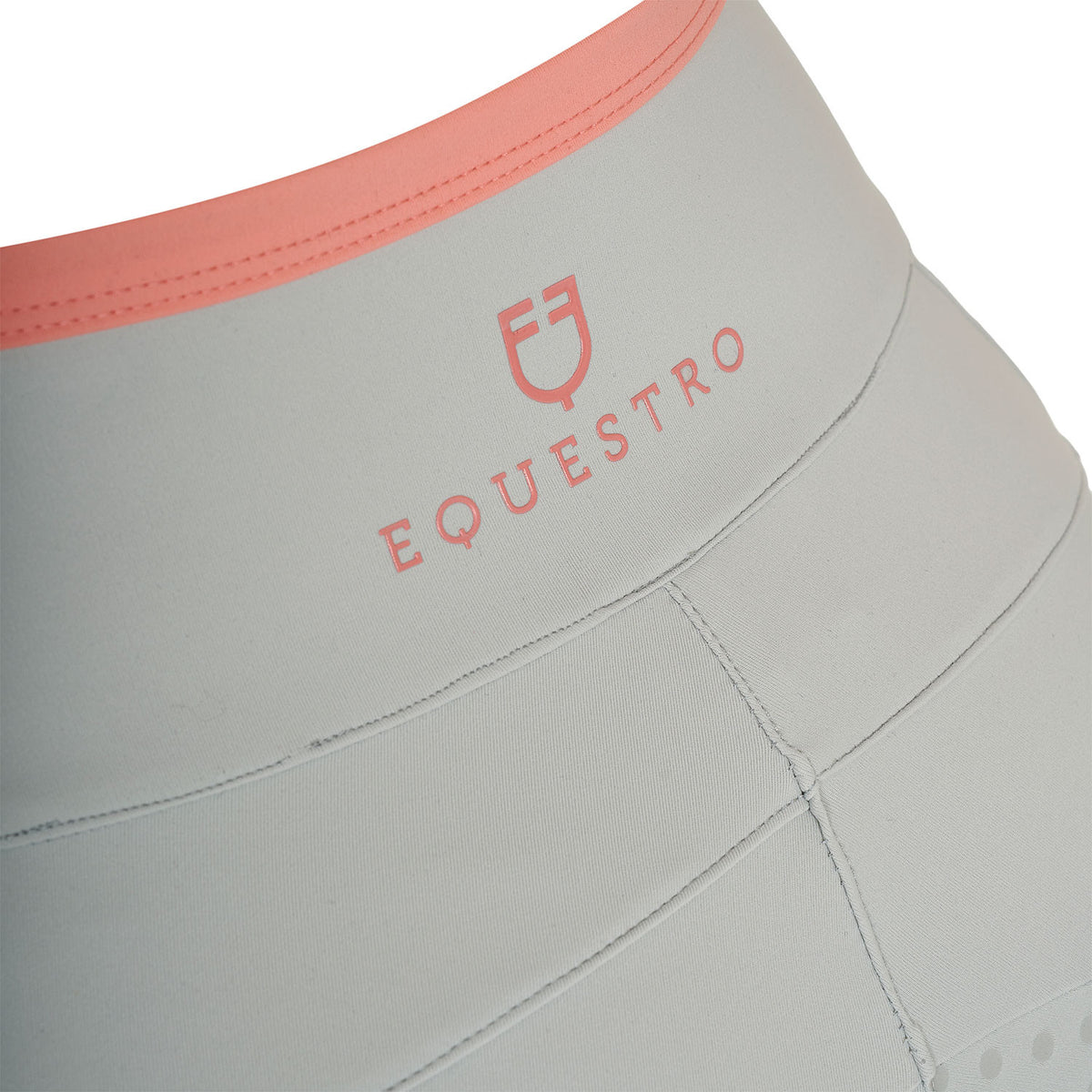 Equestro Women's leggings with perforated decorations