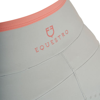 Equestro Women's leggings with perforated decorations