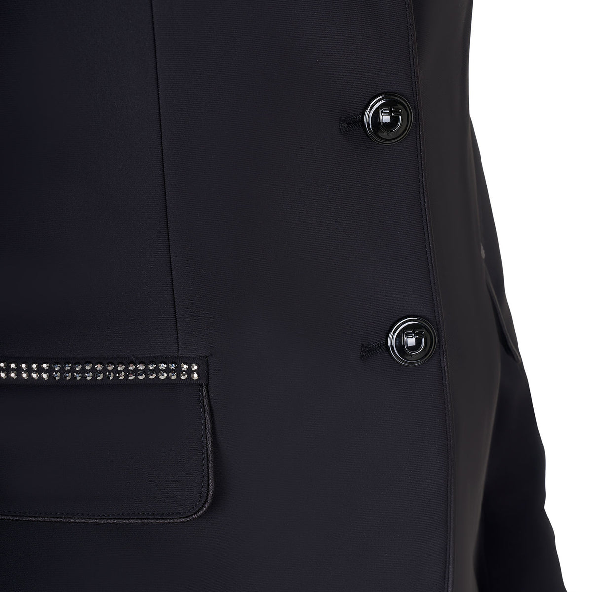 Equestro Women's competition jacket with rhinestones