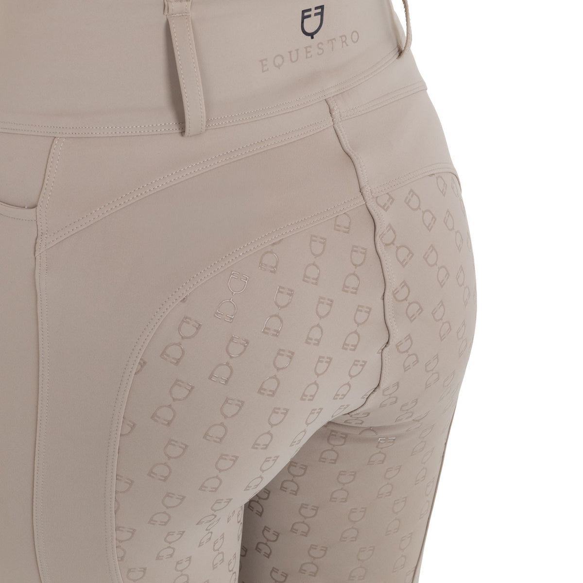 Equestro Women's high-waisted leggings with belt loops