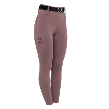 Equestro Women's high-waisted leggings with belt loops