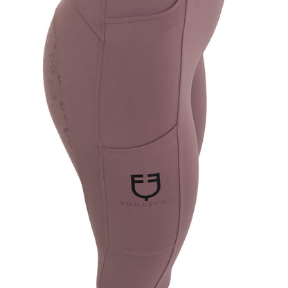 Equestro Women's high-waisted leggings with belt loops