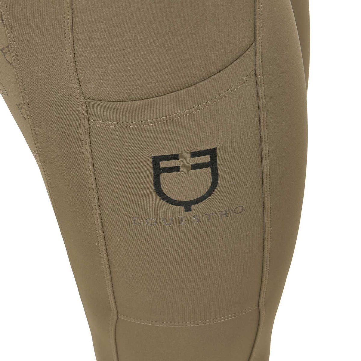 Equestro Women's high-waisted leggings with belt loops