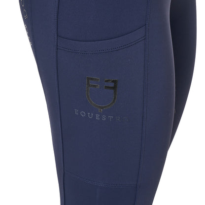 Equestro Women's high-waisted leggings with belt loops