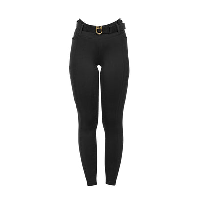 Equestro Women's high-waisted leggings with belt loops