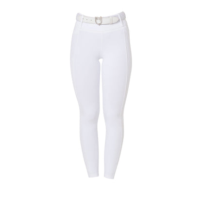 Equestro Women's high-waisted leggings with belt loops