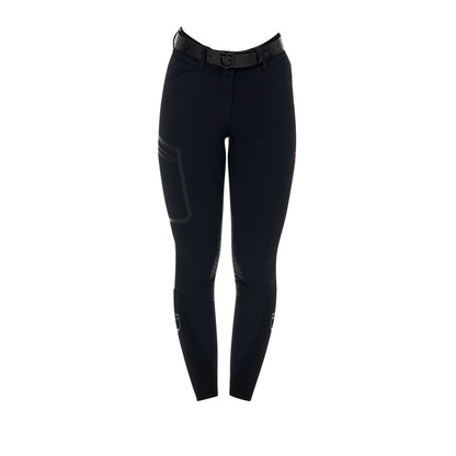 Equestro WOMEN'S RIDERTECHNOLOGY KNEE GRIP HIGH WAIST BREECHES