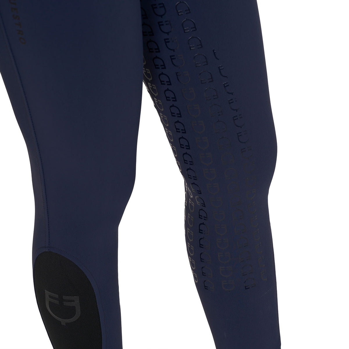 Equestro Women's high-waisted knee grip breeches with fleece lining