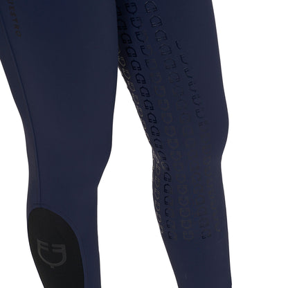 Equestro Women's high-waisted knee grip breeches with fleece lining