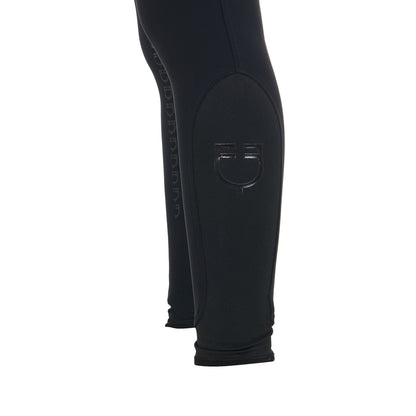 Equestro Women's high-waisted knee grip breeches with fleece lining