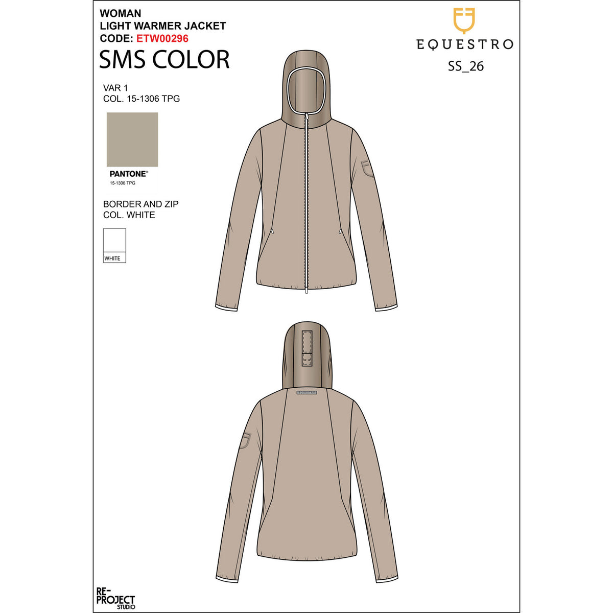Equestro Women's softshell jacket Foldable line