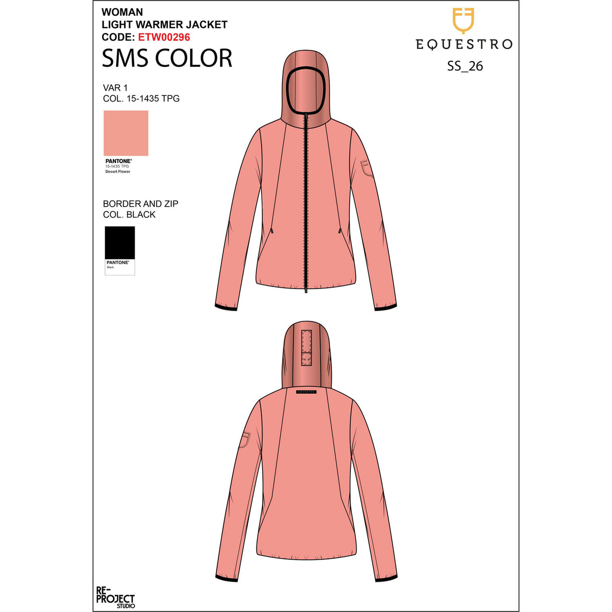 Equestro Women's softshell jacket Foldable line