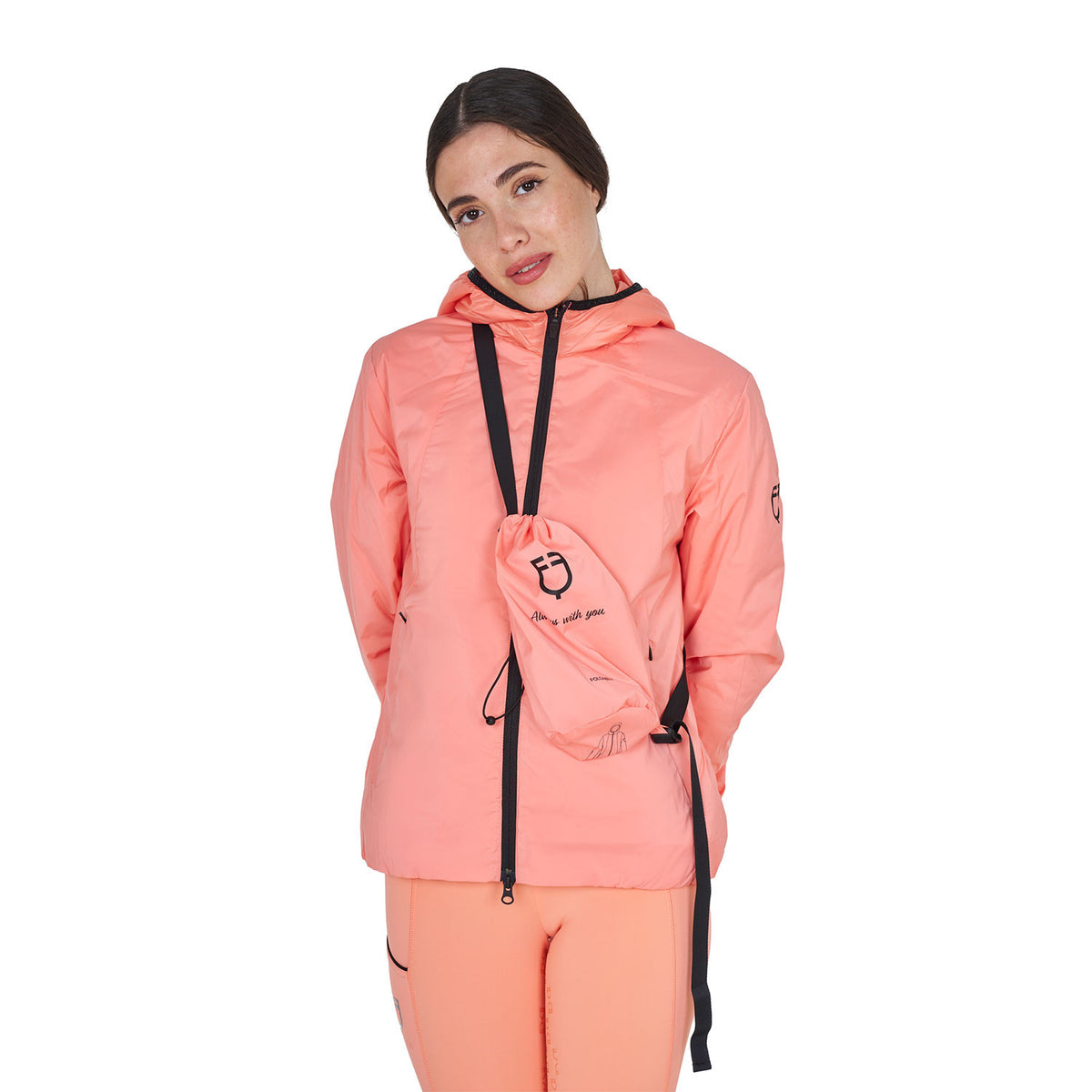 Equestro Women's softshell jacket Foldable line