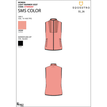 Equestro Women's vest Foldable line