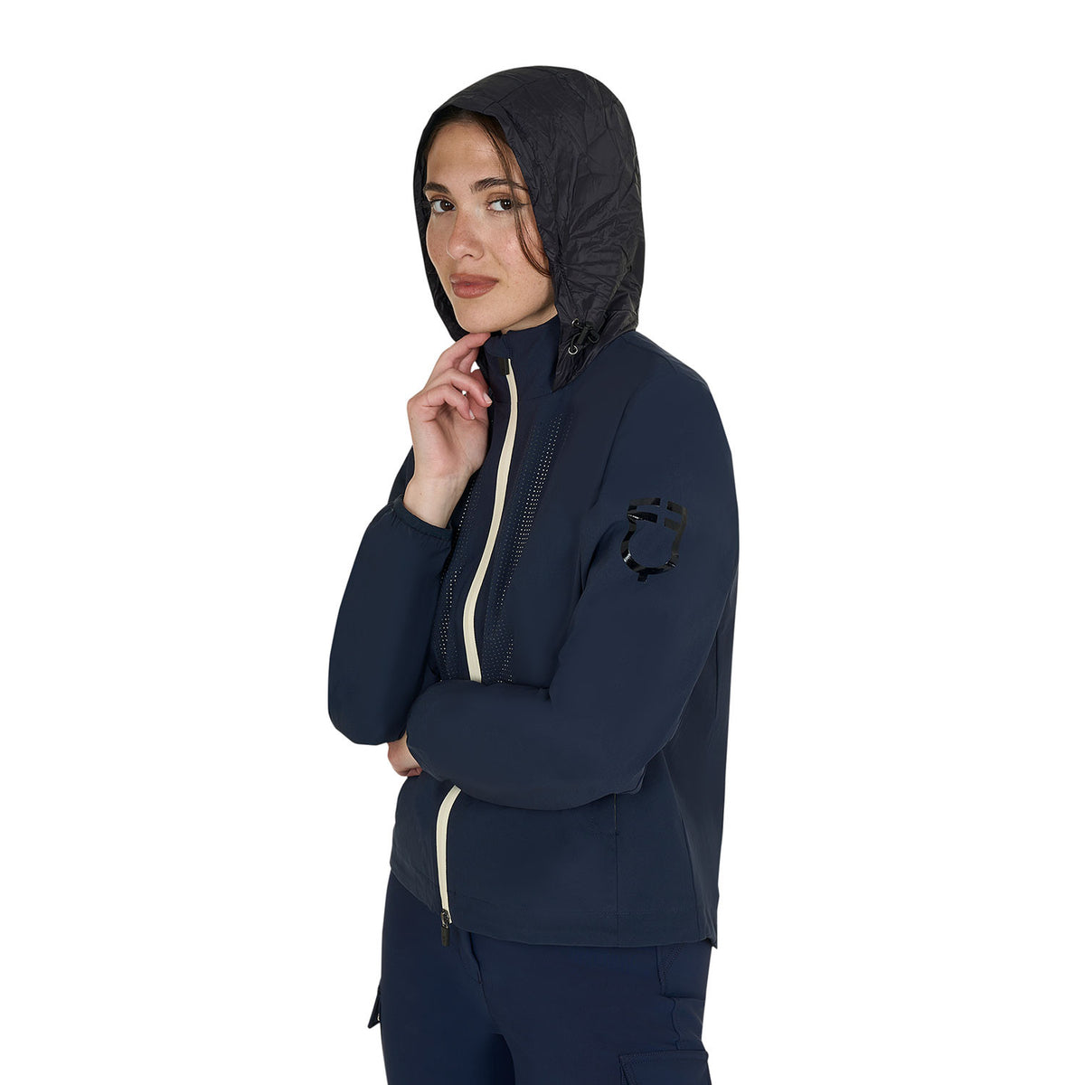 Equestro Women's softshell jacket with back logo