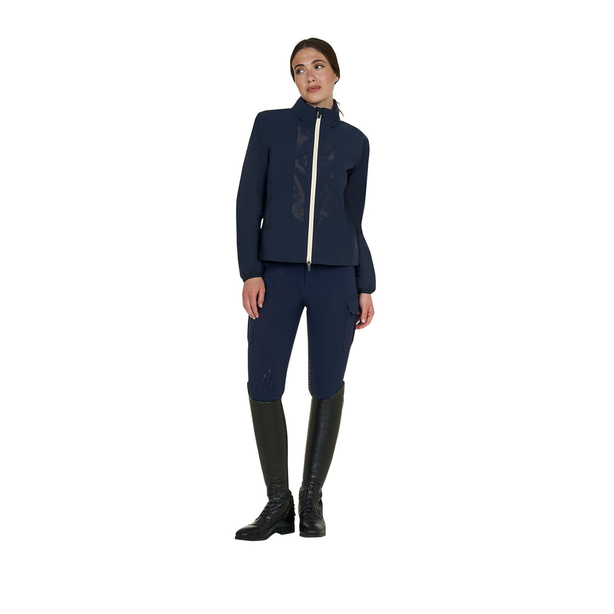 Equestro Women's softshell jacket with back logo