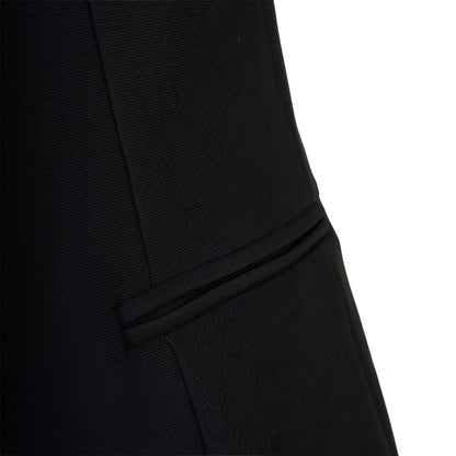 Equestro Women's Monogram competition jacket with three buttons