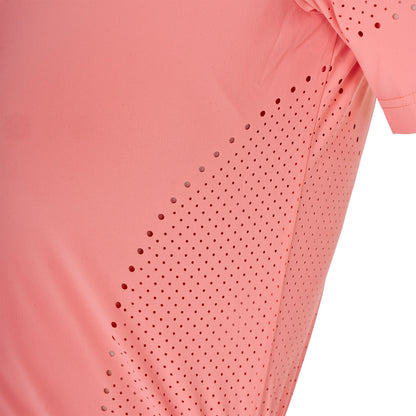 Equestro Women's training T-shirt in technical fabric with micro-holes