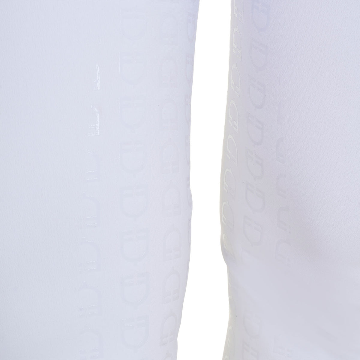 Equestro Women's high-waisted full-grip breeches with rhinestone logo