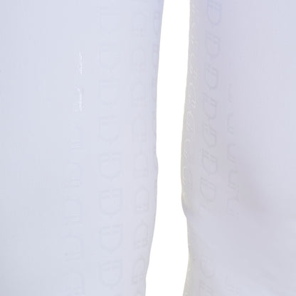 Equestro Women's high-waisted full-grip breeches with rhinestone logo