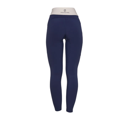 Equestro Women's two-tone full-grip leggings