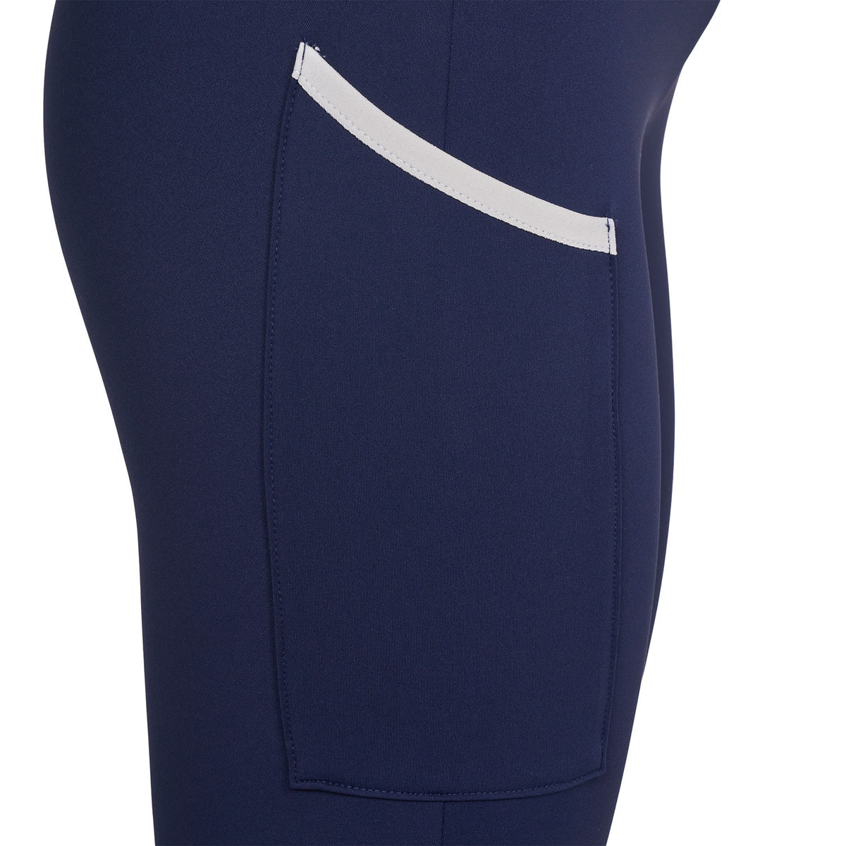 Equestro Women's two-tone full-grip leggings