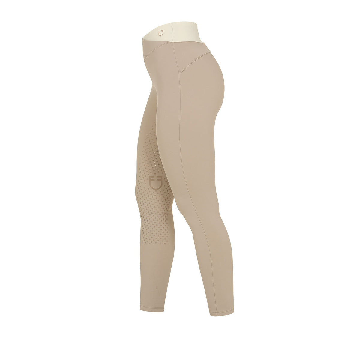 Equestro Women's two-tone full-grip leggings