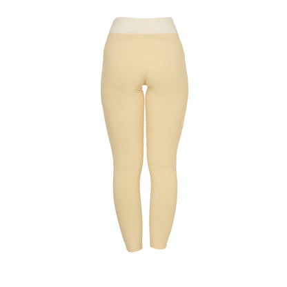 Equestro Women's two-tone full-grip leggings