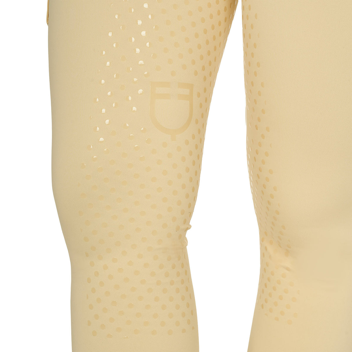 Equestro Women's two-tone full-grip leggings
