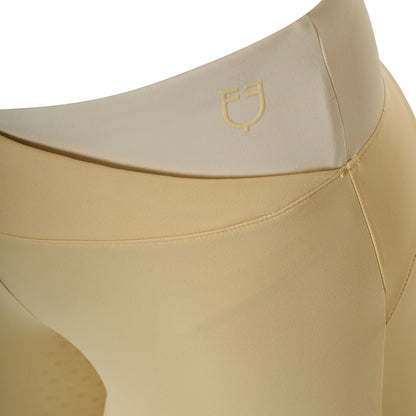 Equestro Women's two-tone full-grip leggings