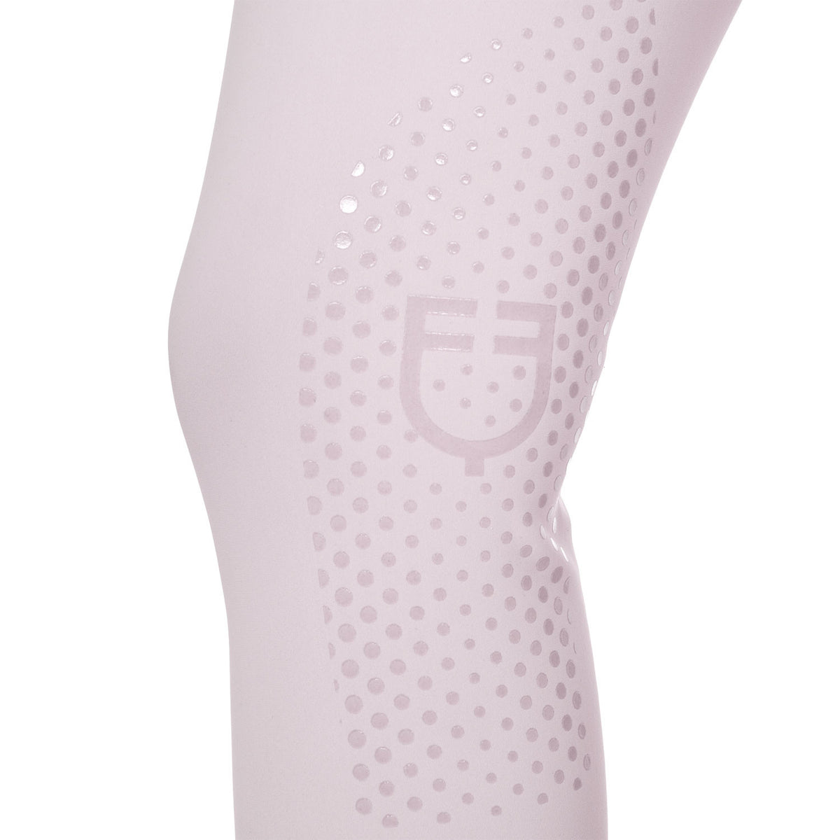 Equestro Women's high-waisted breeches with rhinestone logo