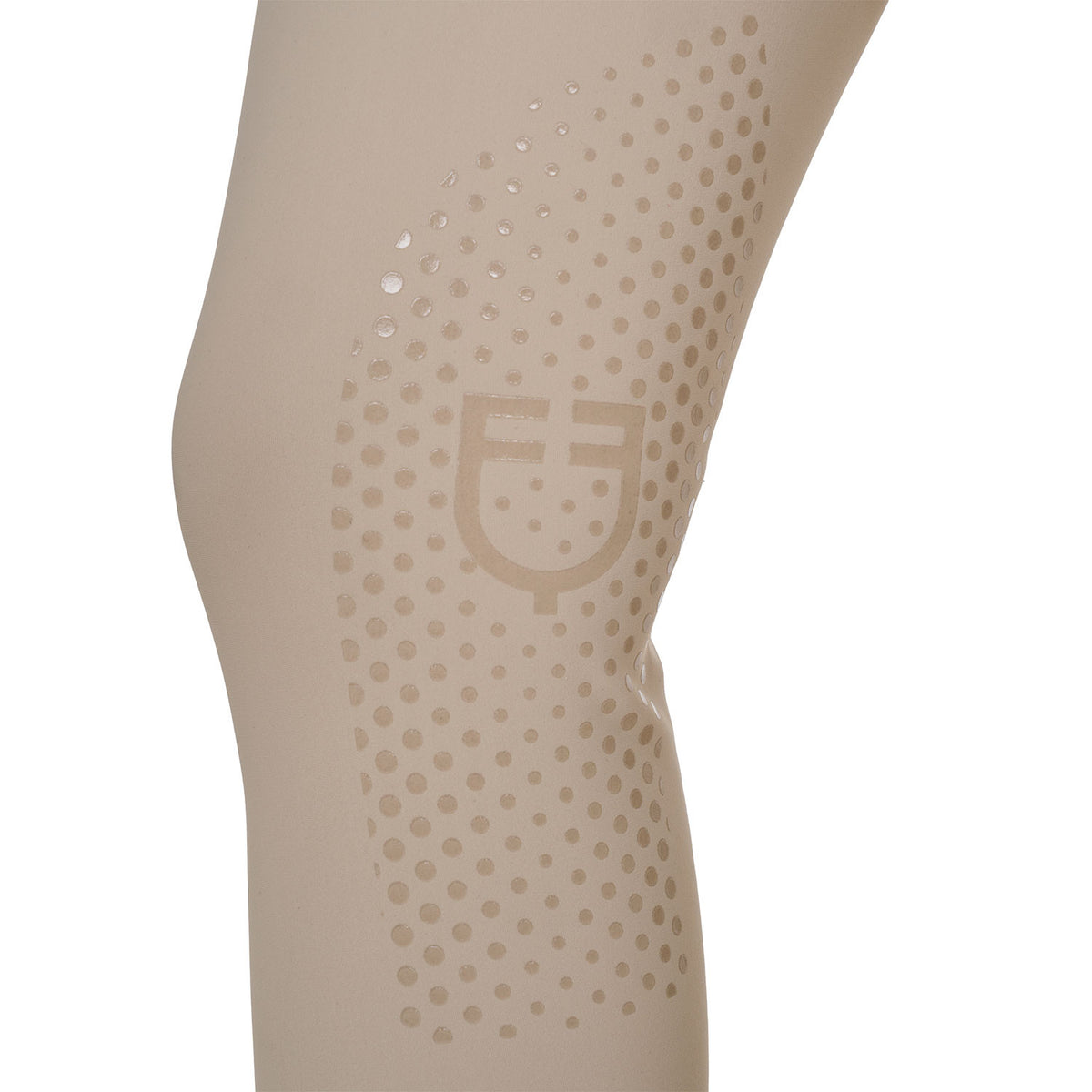 Equestro Women's high-waisted breeches with rhinestone logo