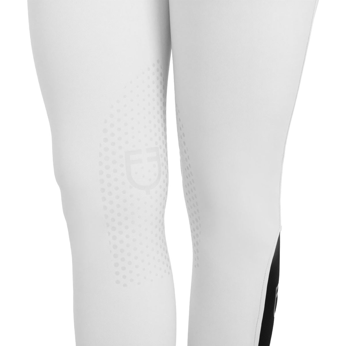 Equestro Women's high-waisted breeches with rhinestone logo