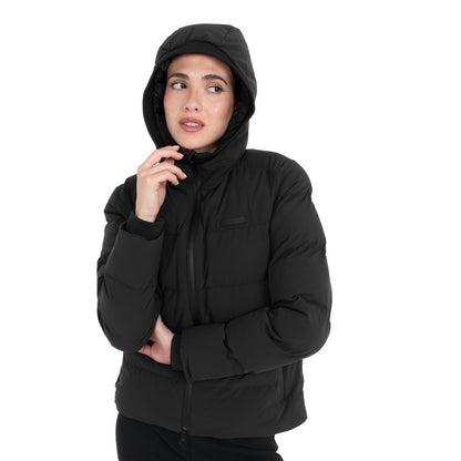 Equestro Women's hooded down jacket