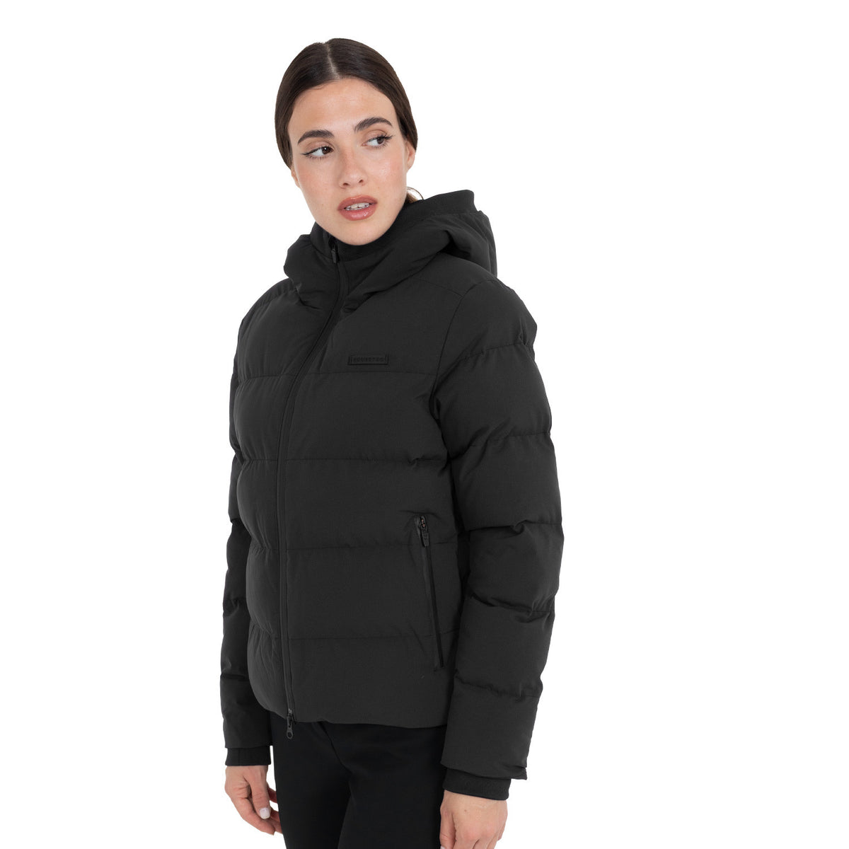 Equestro Women's hooded down jacket