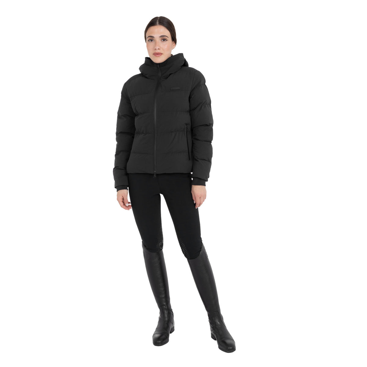 Equestro Women's hooded down jacket