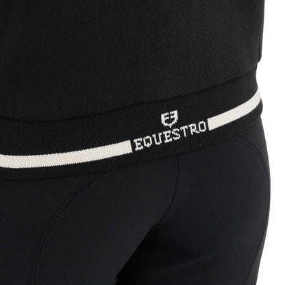 Equestro Women's hoodie with front zipper