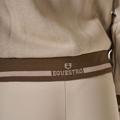 Equestro Women's hoodie with front zipper
