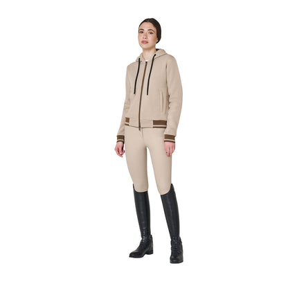 Equestro Women's hoodie with front zipper