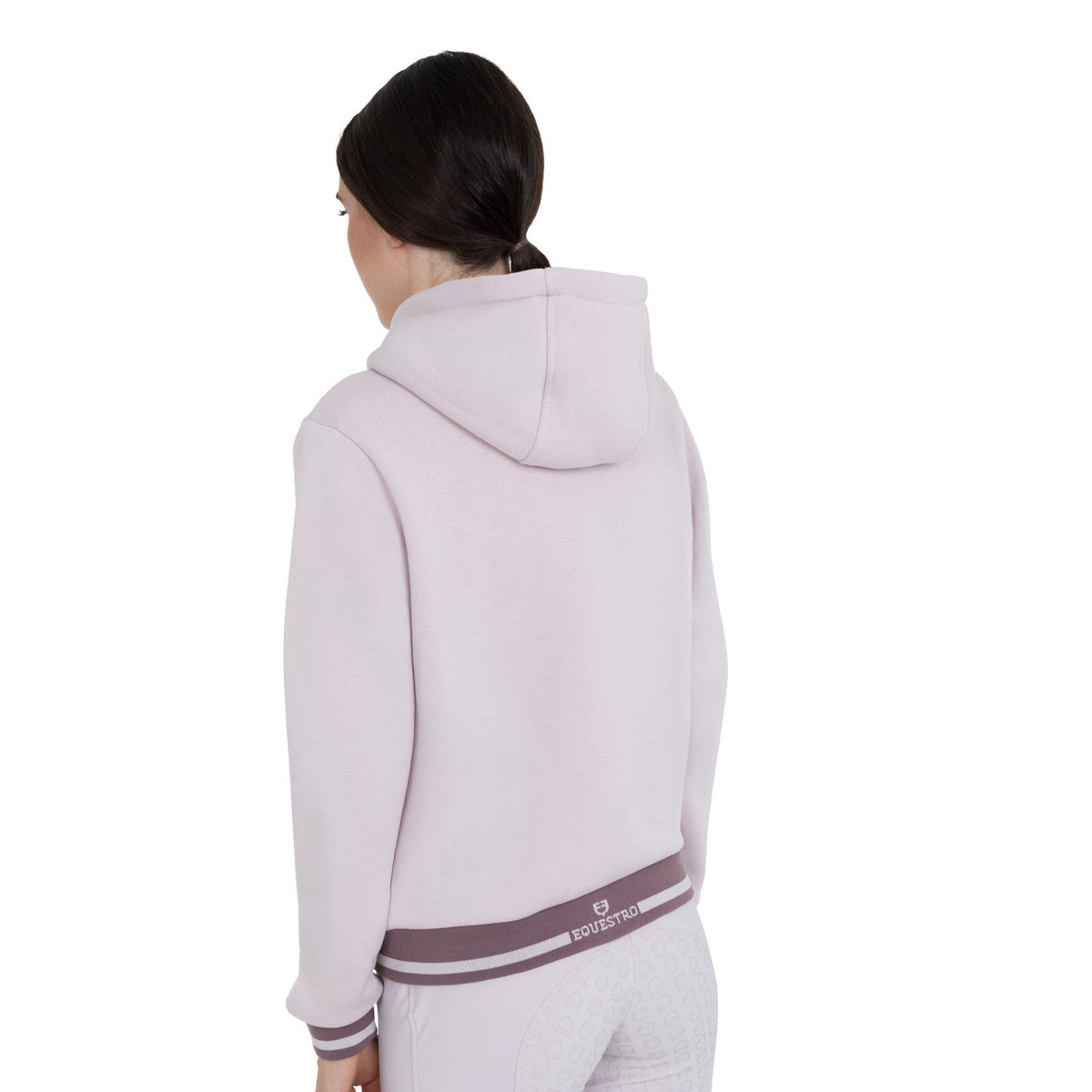 Equestro Women's hoodie with front zipper