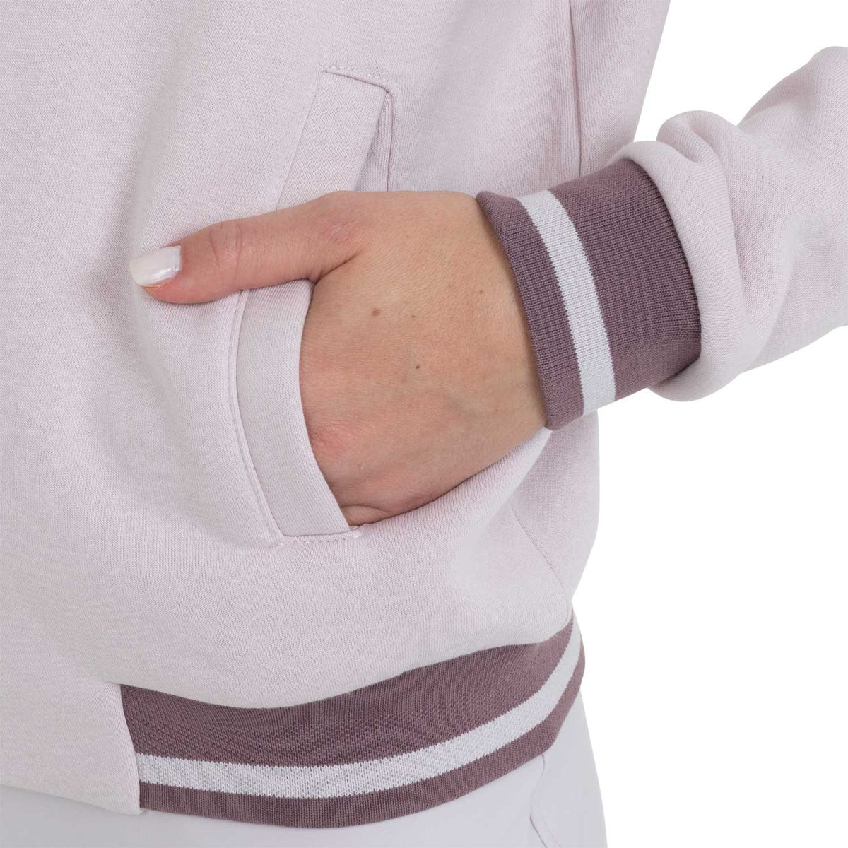Equestro Women's hoodie with front zipper
