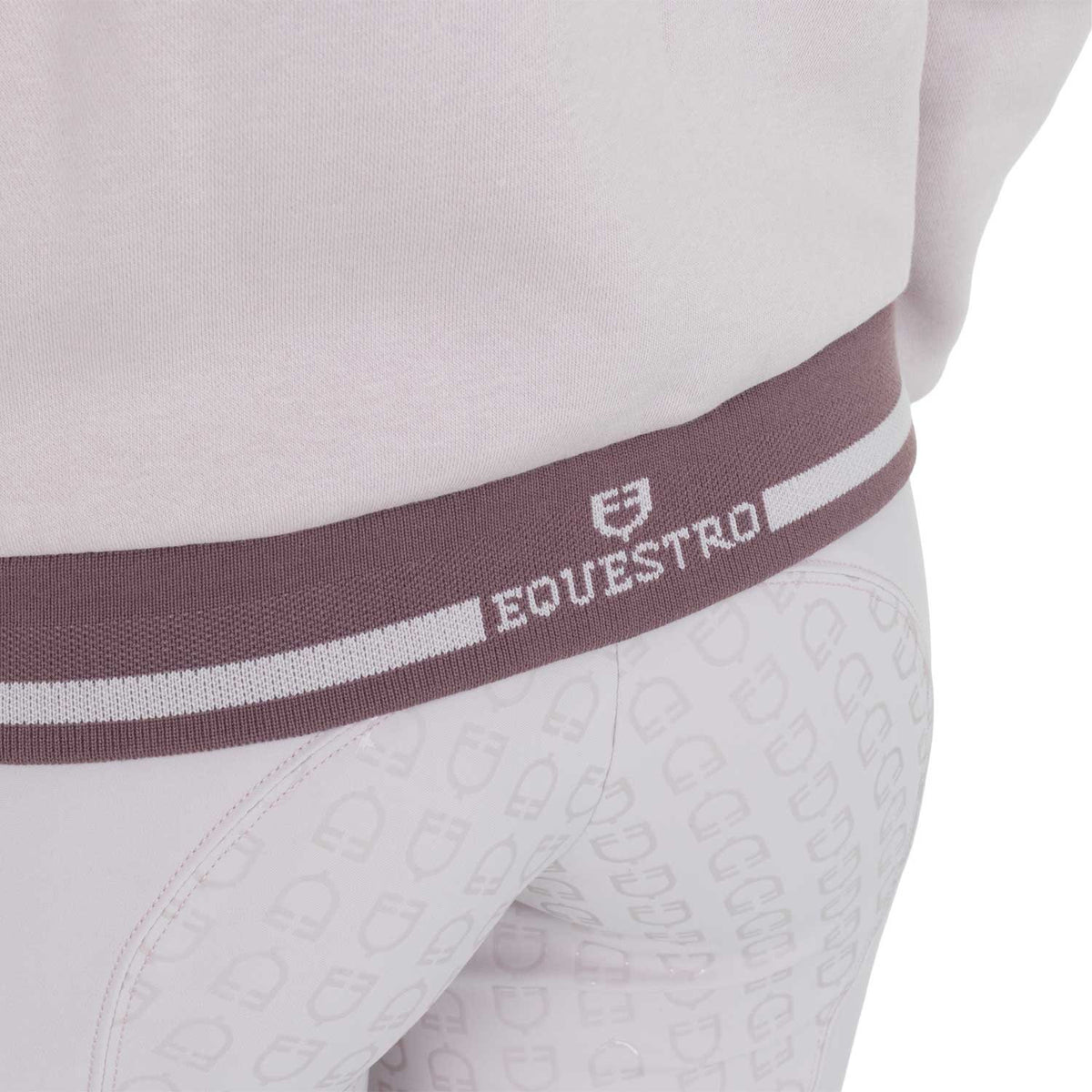 Equestro Women's hoodie with front zipper