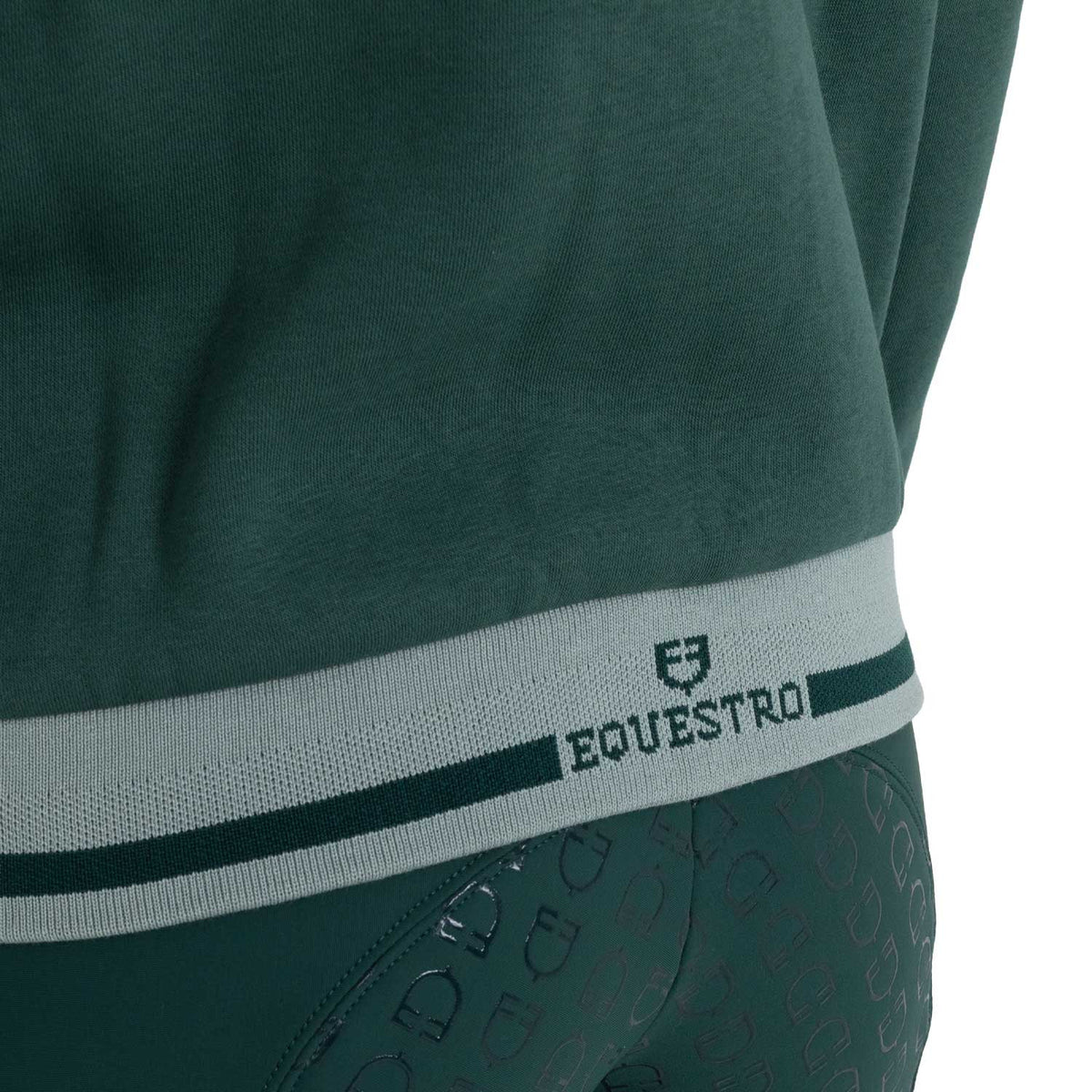 Equestro Women's hoodie with front zipper