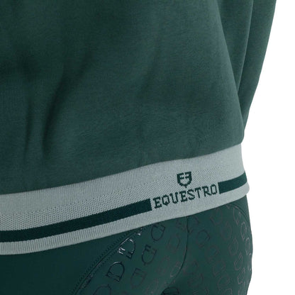 Equestro Women's hoodie with front zipper