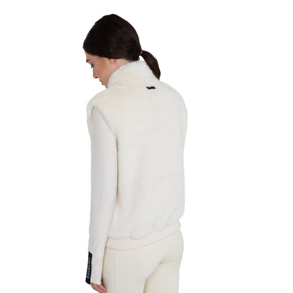 Equestro Women's faux fur vest