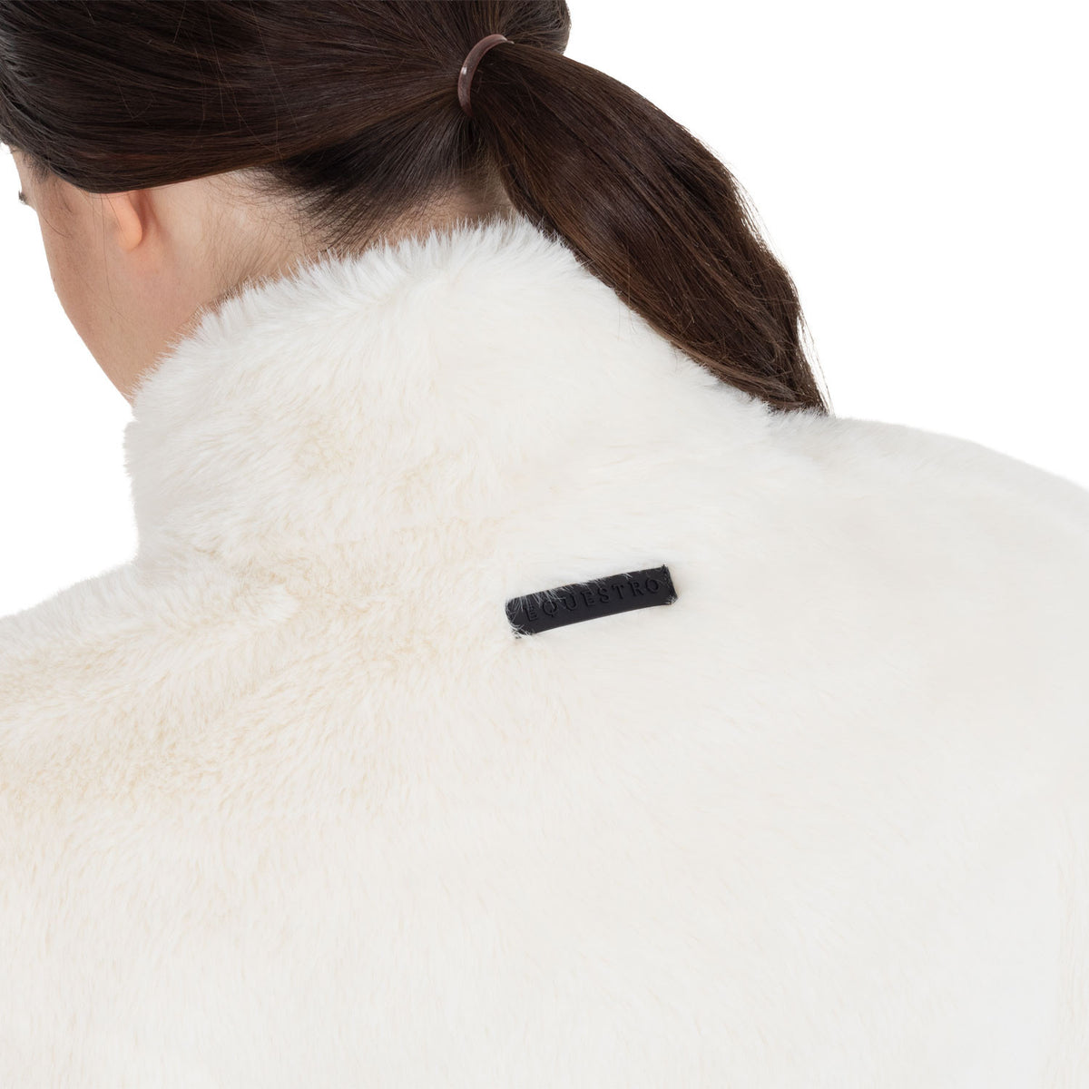 Equestro Women's faux fur vest