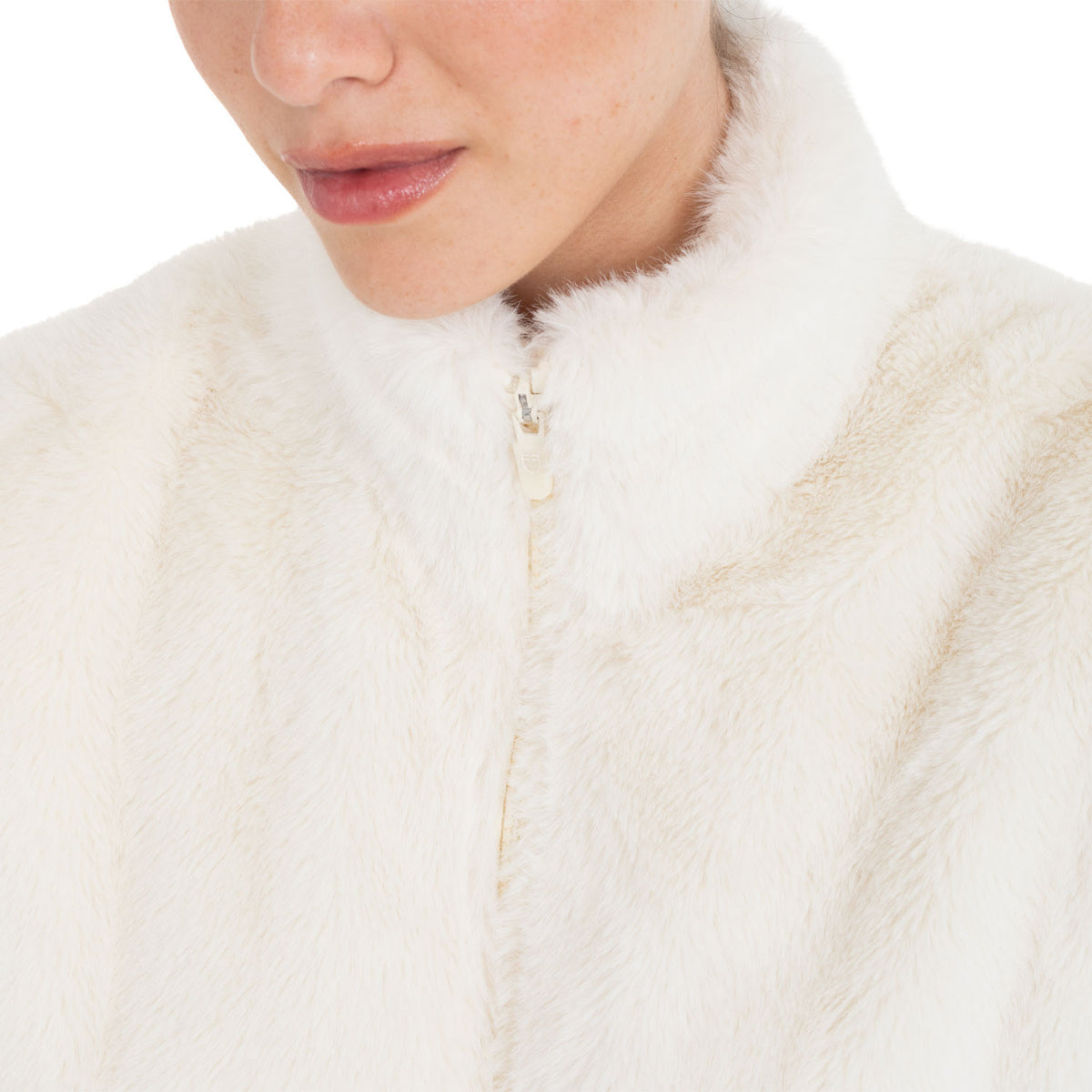 Equestro Women's faux fur vest
