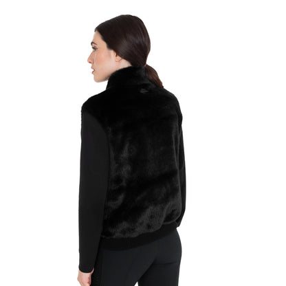 Equestro Women's faux fur vest
